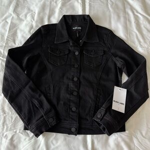Black Slim Fit Denim Jacket